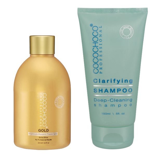 Cocochoco Gold brazil keratin ápoló készlet