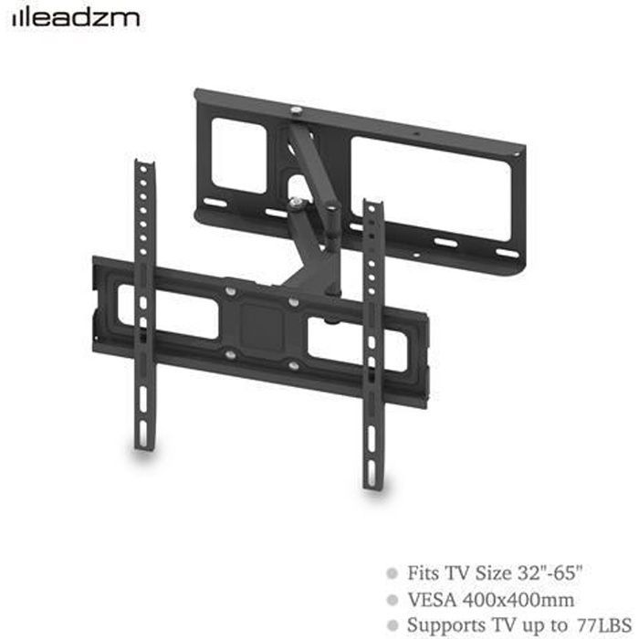Soporte de pared inclinable y giratorio ALIGHTUP para TV - para pantallas de 32 a 60 pulgadas - VESA: 400 x 400 mm