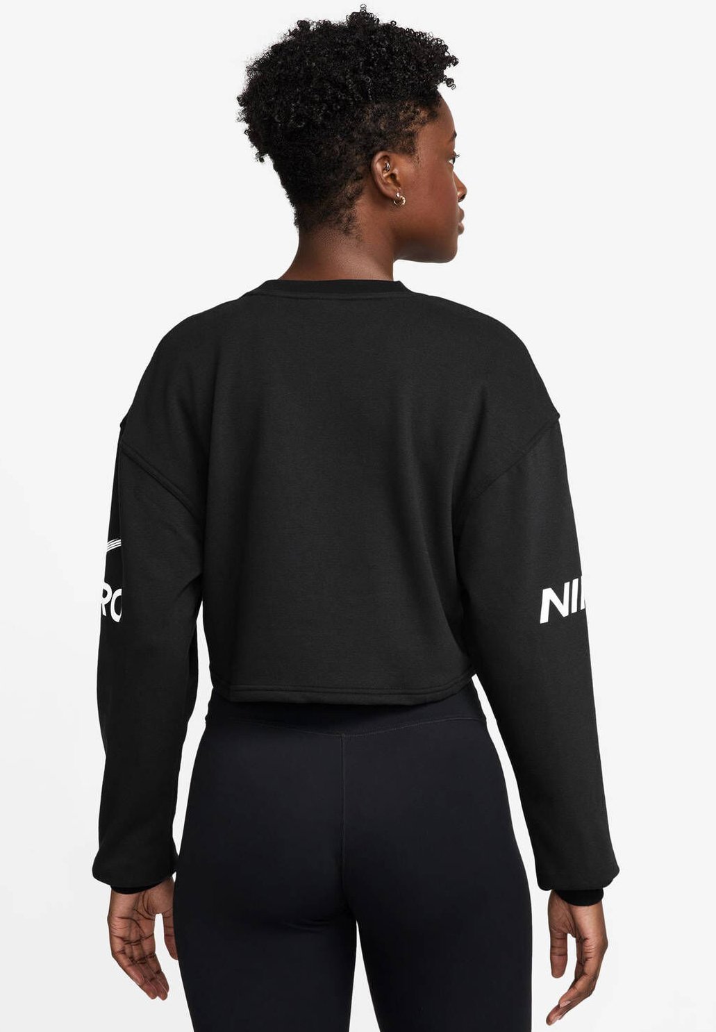 Felpa Nike Performance CREW - nero/bianco/bianco