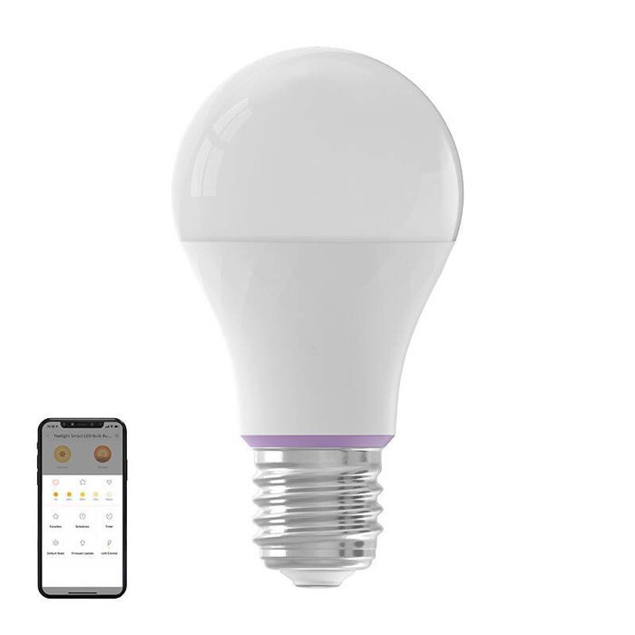 Ampoule Intelligente - YEELIGHT - W4 - E27 - 9W - 25000 heures - Compatible Alexa