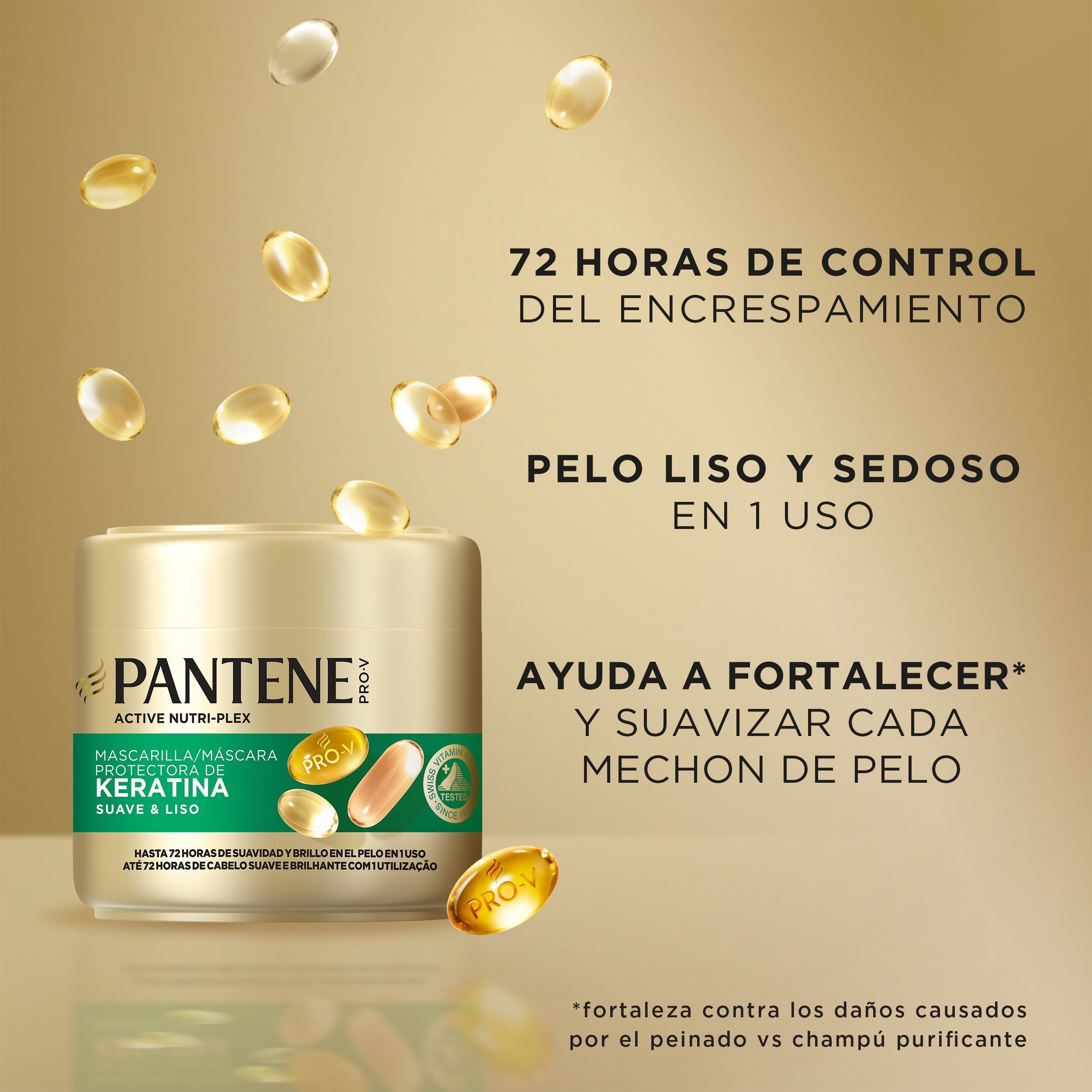 „Pro-V Nutri Plex Smooth & Soft“ šampūno ir kaukės su keratinu rinkinys plaukams