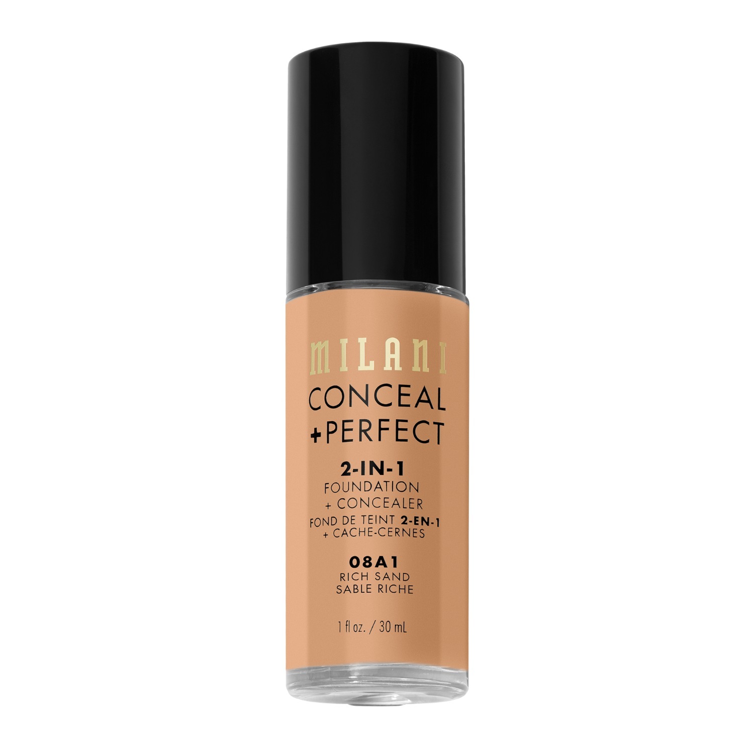 Milani Foundation 2-in-1 korektors + - 30 ml
