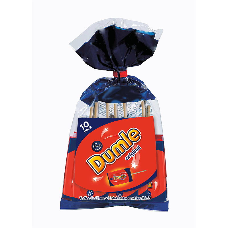 Paquete de 10 piruletas Dumle Dumle