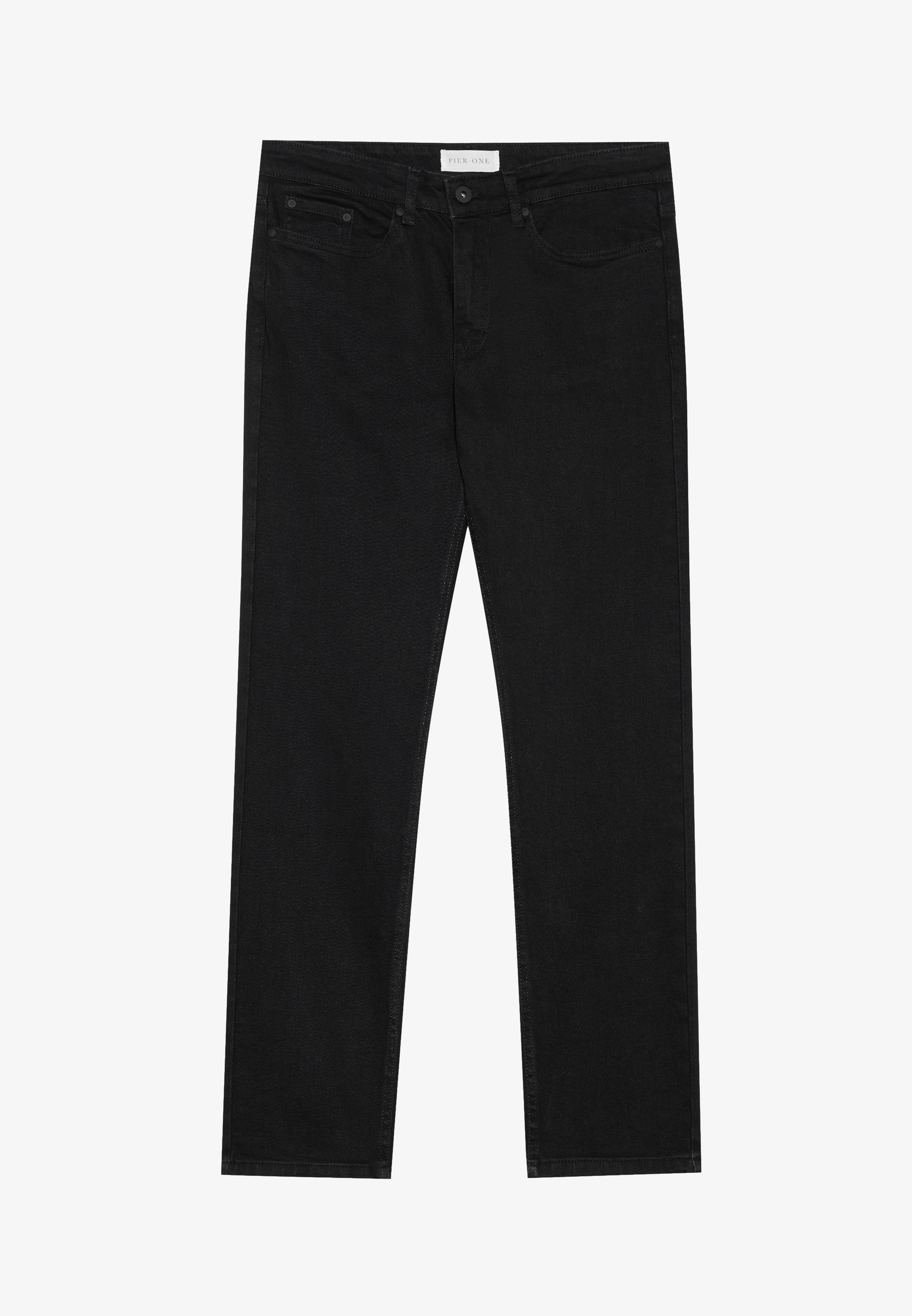 Pier One Slim fit traperice - crni traper