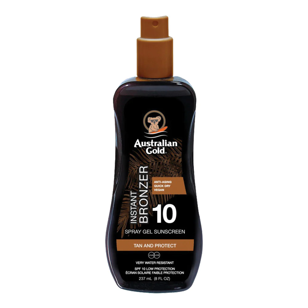Protezione Solare SPF10 Spray Gel with Instant Bronzer - Gel solare corpo bassa prot.