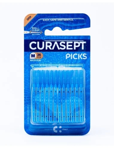 CURASEPT Palillos Curasept medianos (paquete de 36 unidades) Cuidado dental y bucal