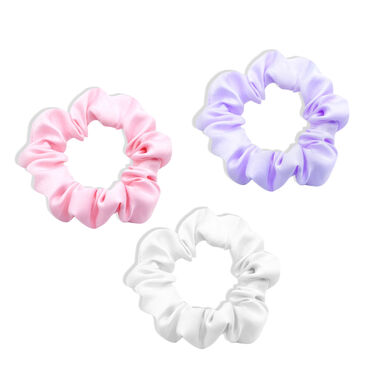 Sada gumiček Bloom Beauty Satin Scrunchies, 3 kusy, 3 kusy