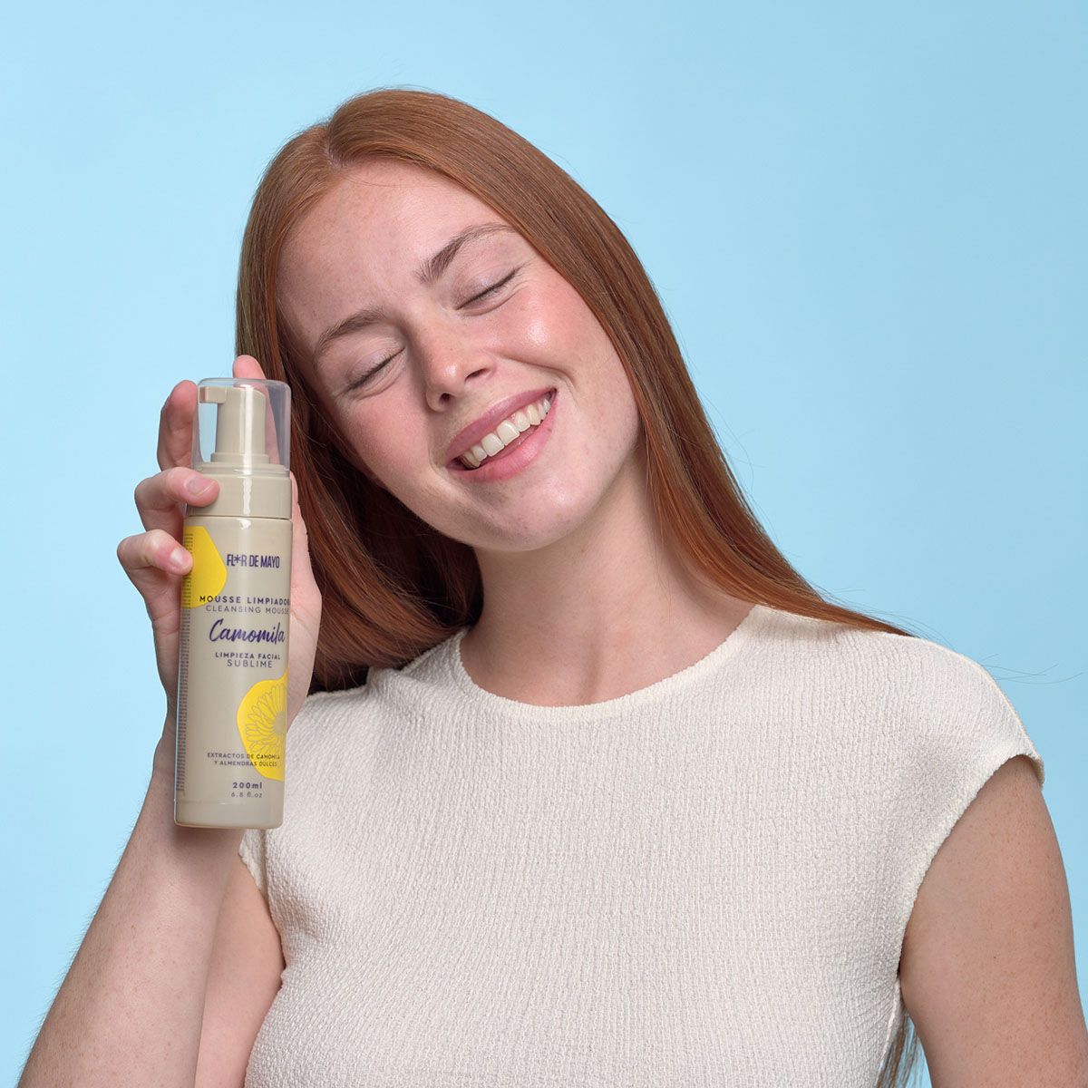Pjena za čišćenje lica od kamilice Sredstva za čišćenje lica