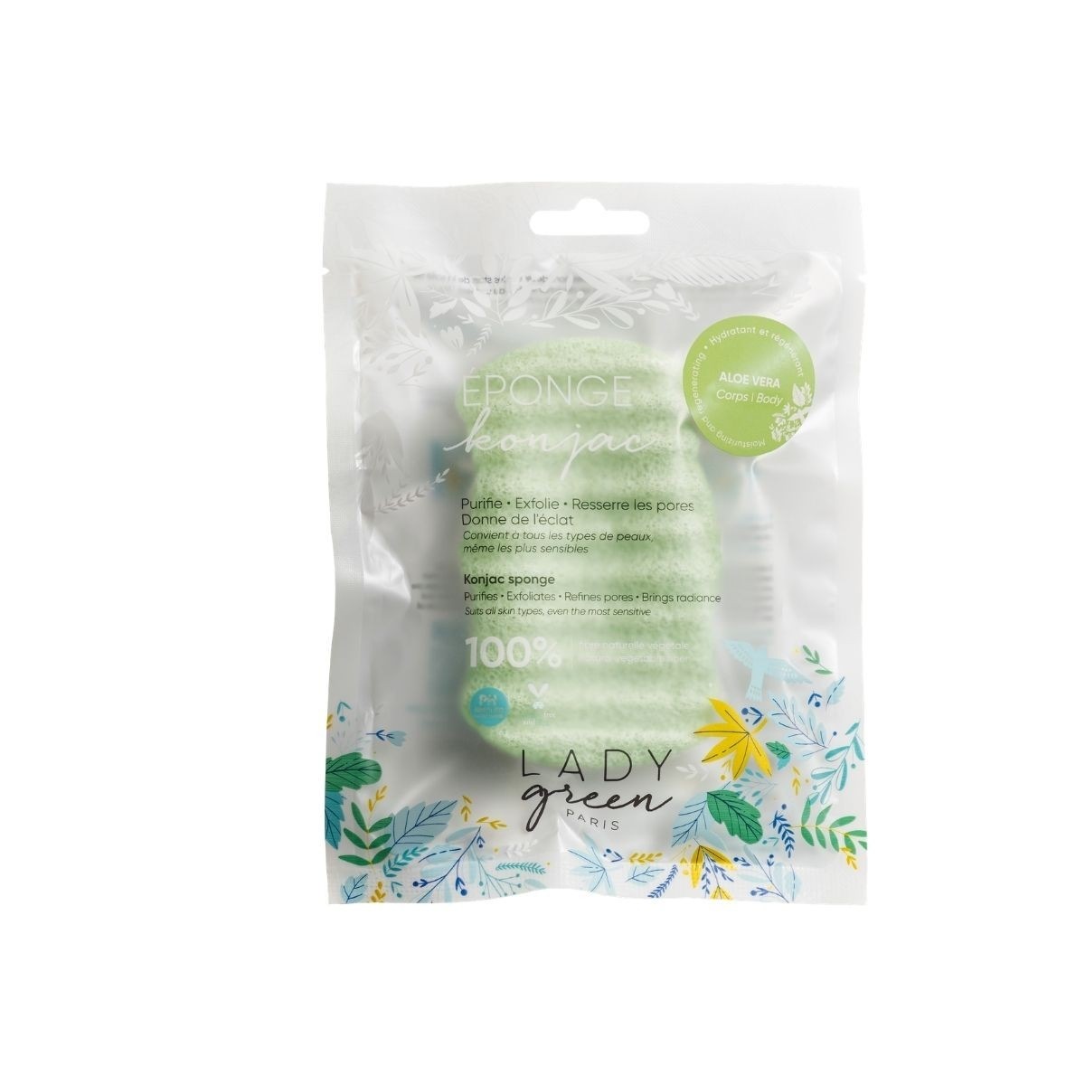 La Savonnerie de Nyons Eponge Konjac CORPS Aloe vera