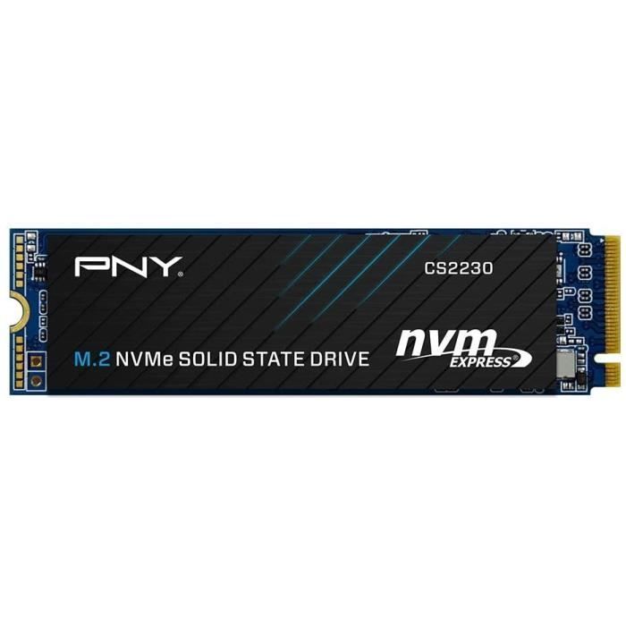 SSD interno PNY CS2230 da 500 GB M.2 NVMe Gen3, fino a 3300 MB/s - M280CS2230-500-RB