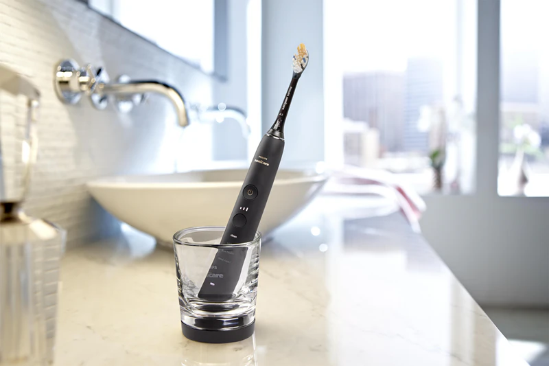 Escova de dentes elétrica sônica Philips Sonicare 9000 DiamondClean HX9911/17