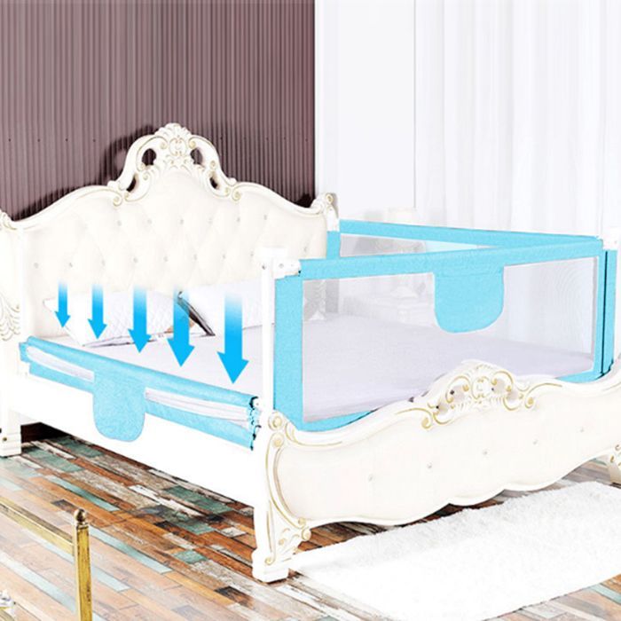 Draagbare verticale bedrail voor baby's en kinderen - ERROLVES - Blauw - 1,5 m