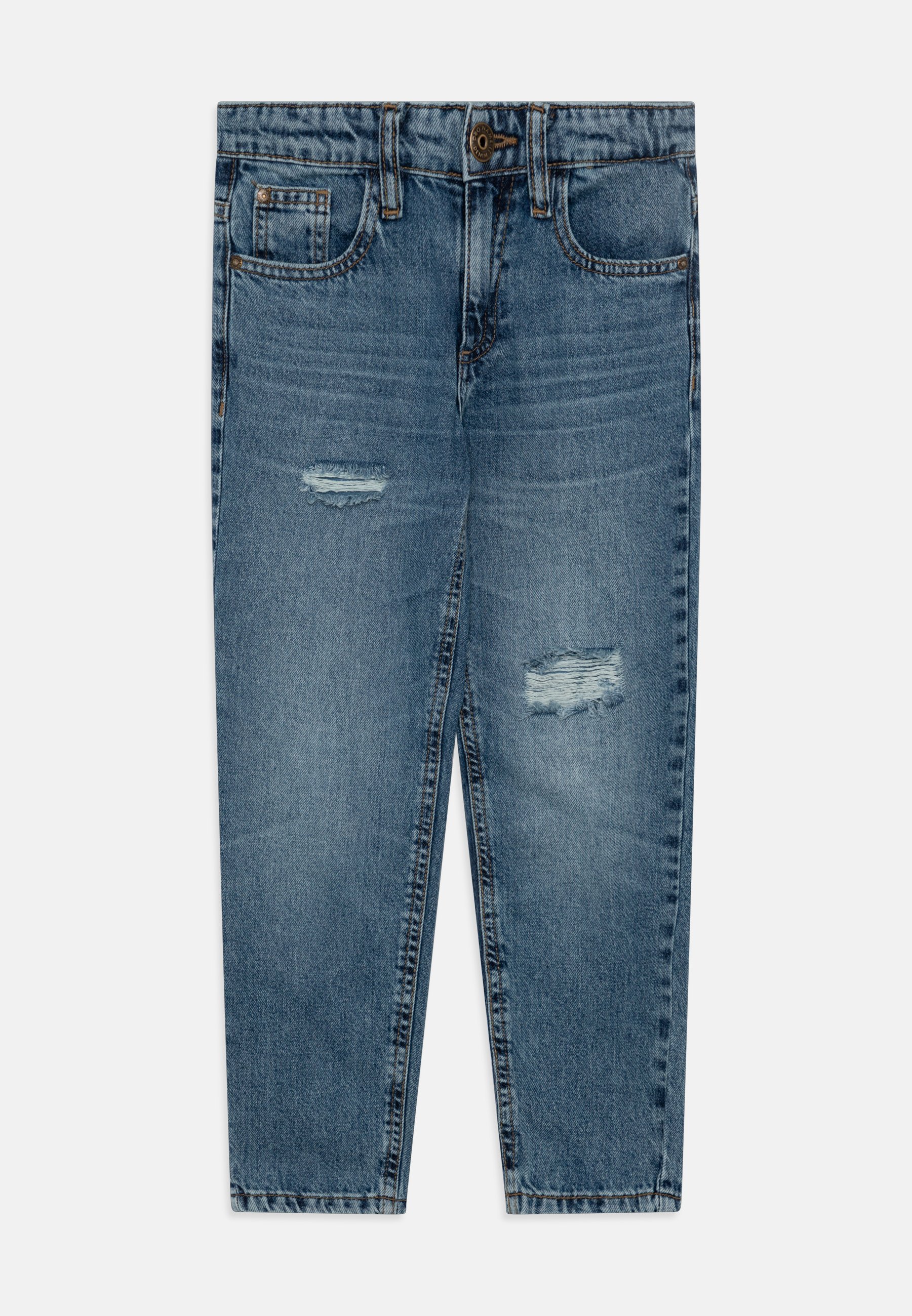 Noem het NKMSILAS - Relaxed fit jeans - donkerblauwe denim