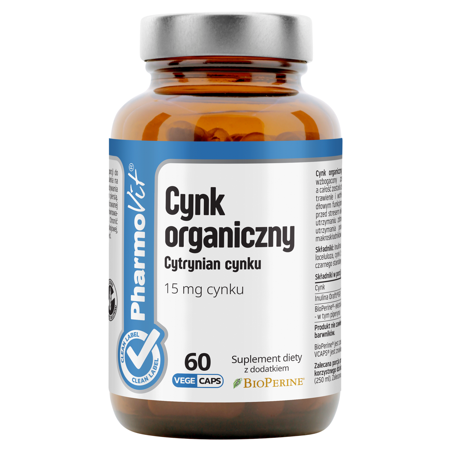 Pharmovit organski cink 15 mg