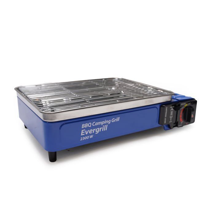 Barbacoa de gas butano Eurocatch Evergrill - Incluye 8 cartuchos