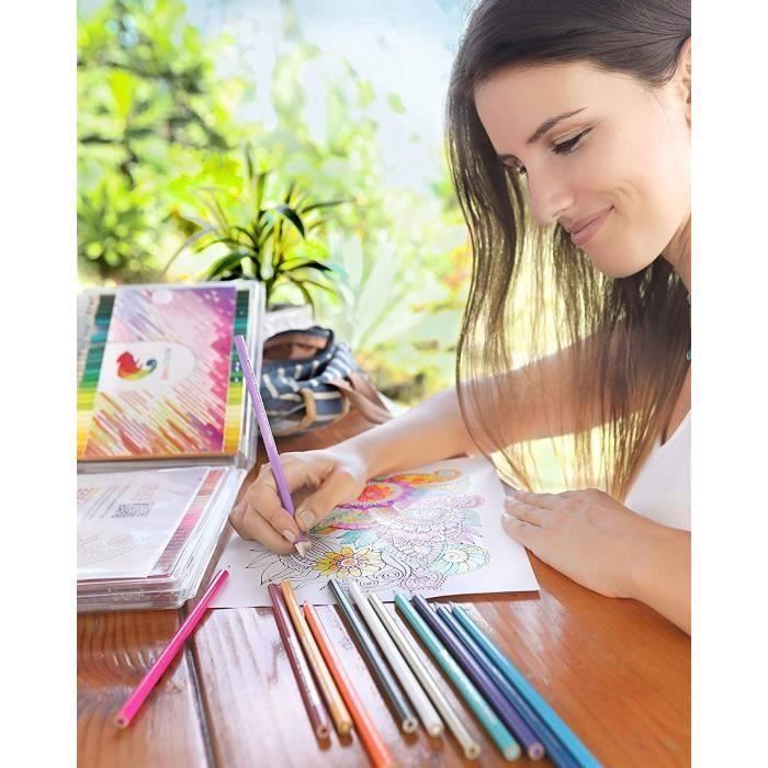 Doos met 120 kleurpotloden, de beste potloden voor kinderen, volwassenen en kunstenaars. Ideaal voor alle soorten kleuren.