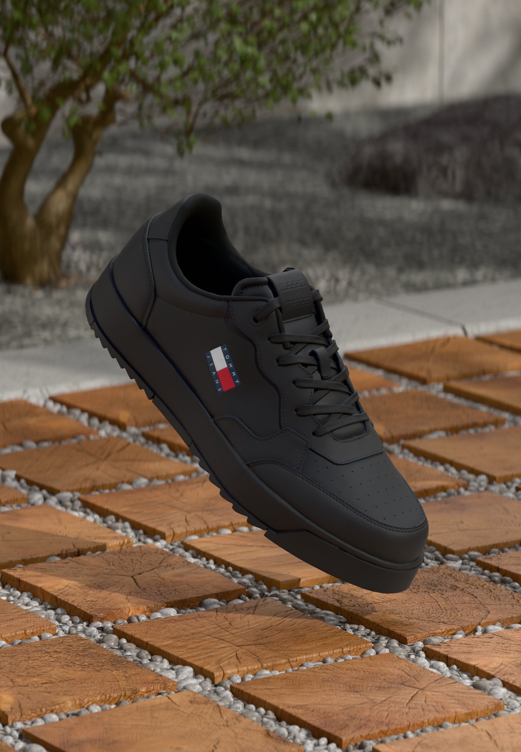 Tommy Jeans RETRO - Scarpe da ginnastica - nere