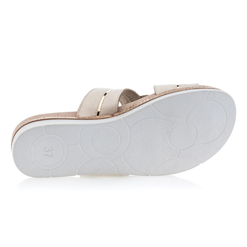 Beige Women's Mules/Clogs