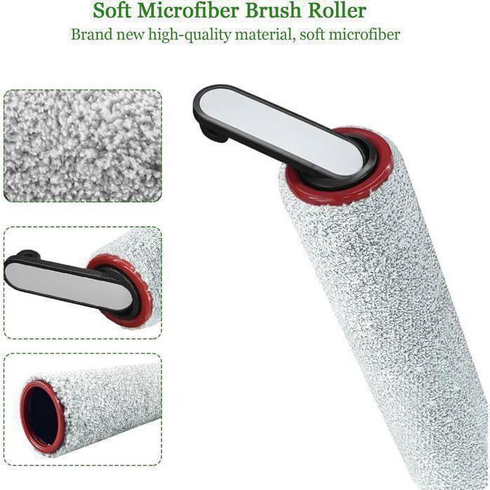 Brosse à Rouleau + Filtre Accessoires pour aspirateur Sec et Humide pour Dreame H12 Pro / H12 Dual, pièces de Rechange