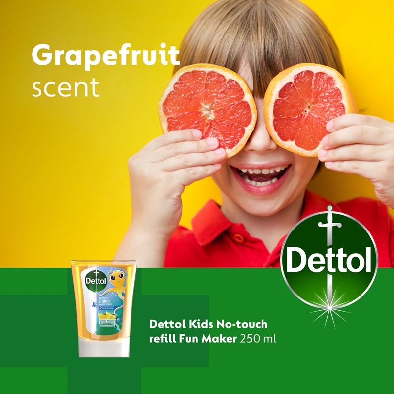 Dettol Soft on Skin Kids Fun Maker brezkontaktni dozirnik mila, polnilni polnilnik