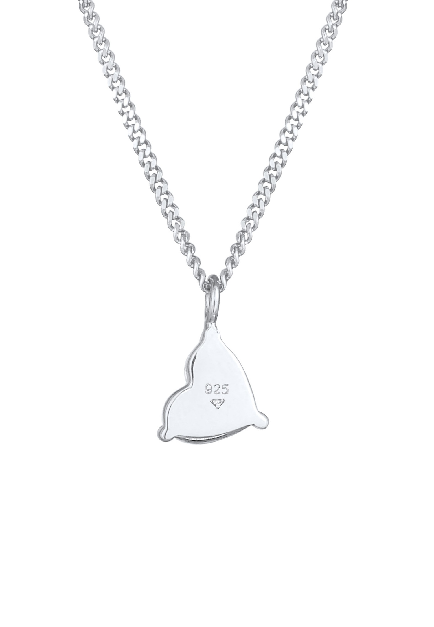 Elli Femme Pendentif Cœur Amour Romantique avec cristaux en argent sterling 925