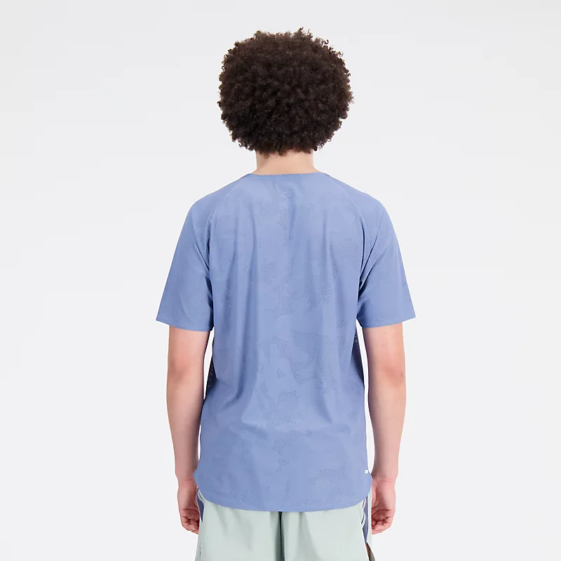 L'abito Q Speed Jacquard in tessuto ricamato - MERCURY BLUE