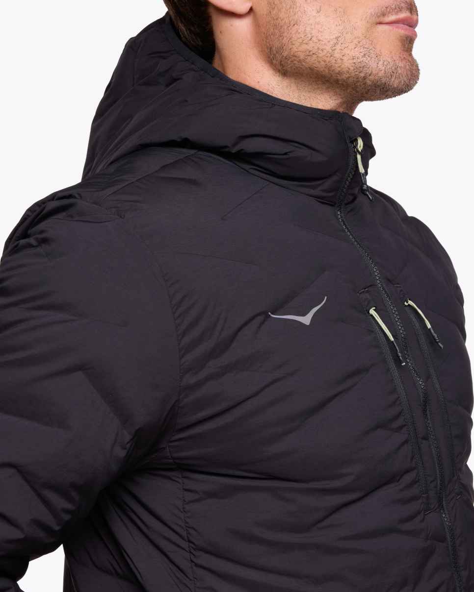 HOKA SkyFill Outdoor Jacket Zwart