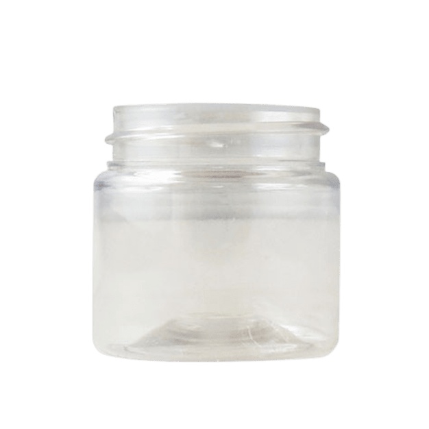 50 ml transparant PET-potje KLEIN 50 ml - zonder deksel