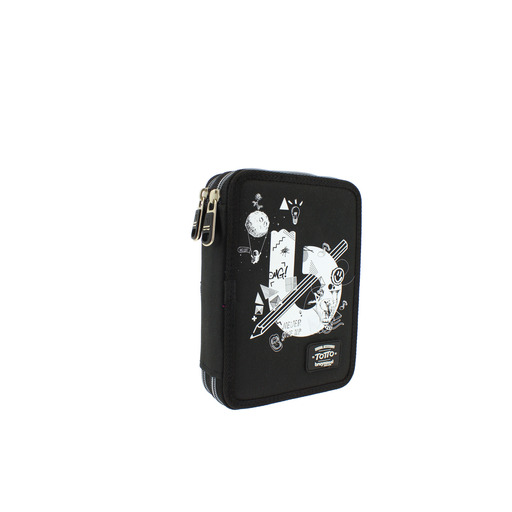  Plumier Escolar Dos Zippers Telesp