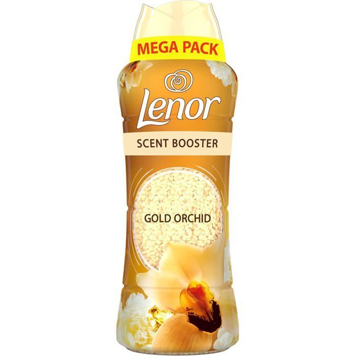 Parfum de Linge en Perles pour Lessive, 35 Lavages, Ambre et Orchidée, Fraîcheur Non-stop jusqu'à 12 Semaines de Stockage