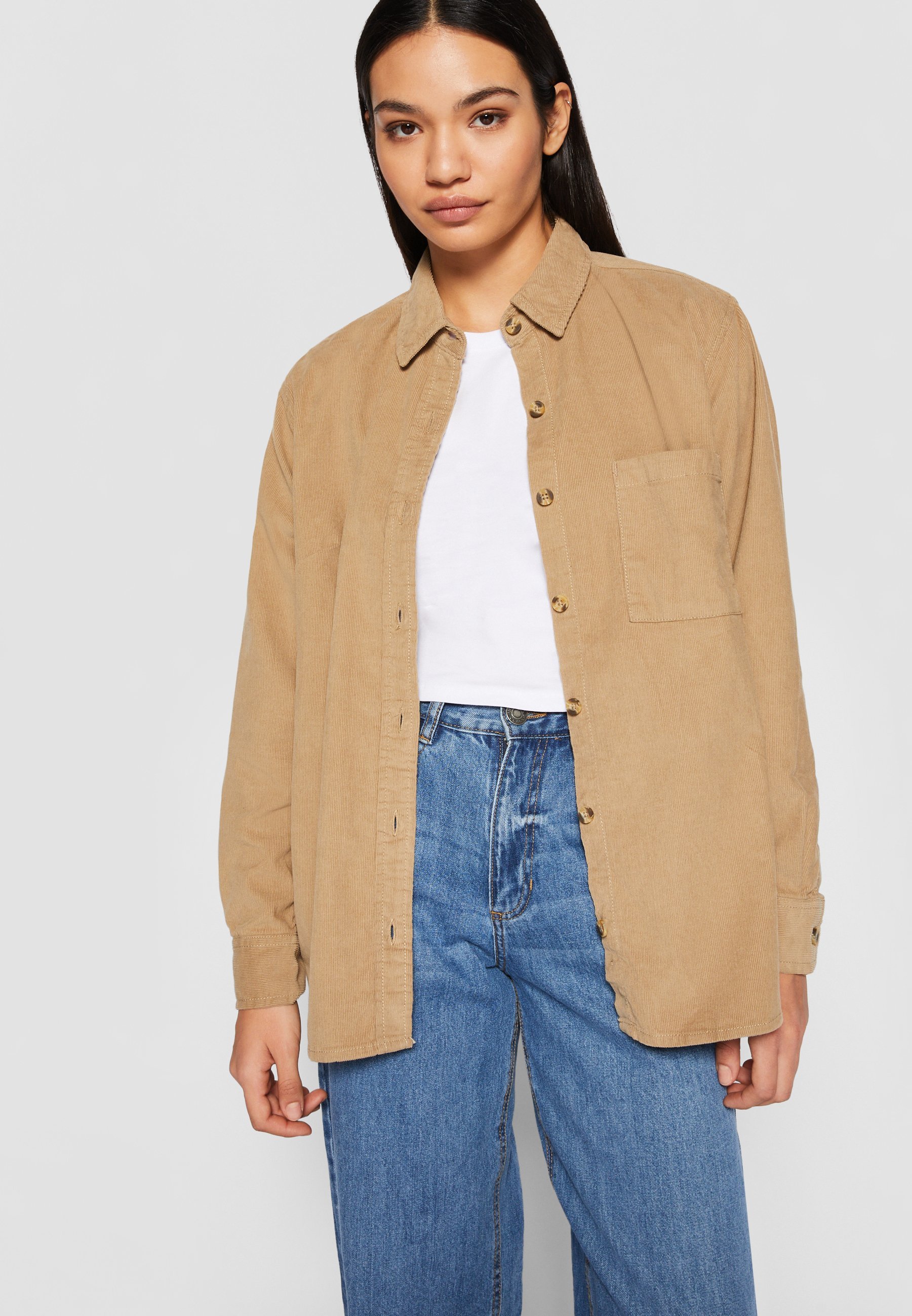 Chemisier boutonné Urban Classics - sable chaud