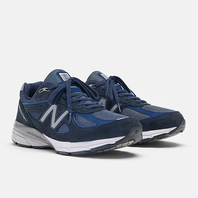 Unisex Wyprodukowano w USA 990v4 - Granatowy ze srebrem