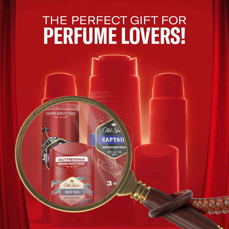 Kit de presente Old Spice Discovery Box para homens