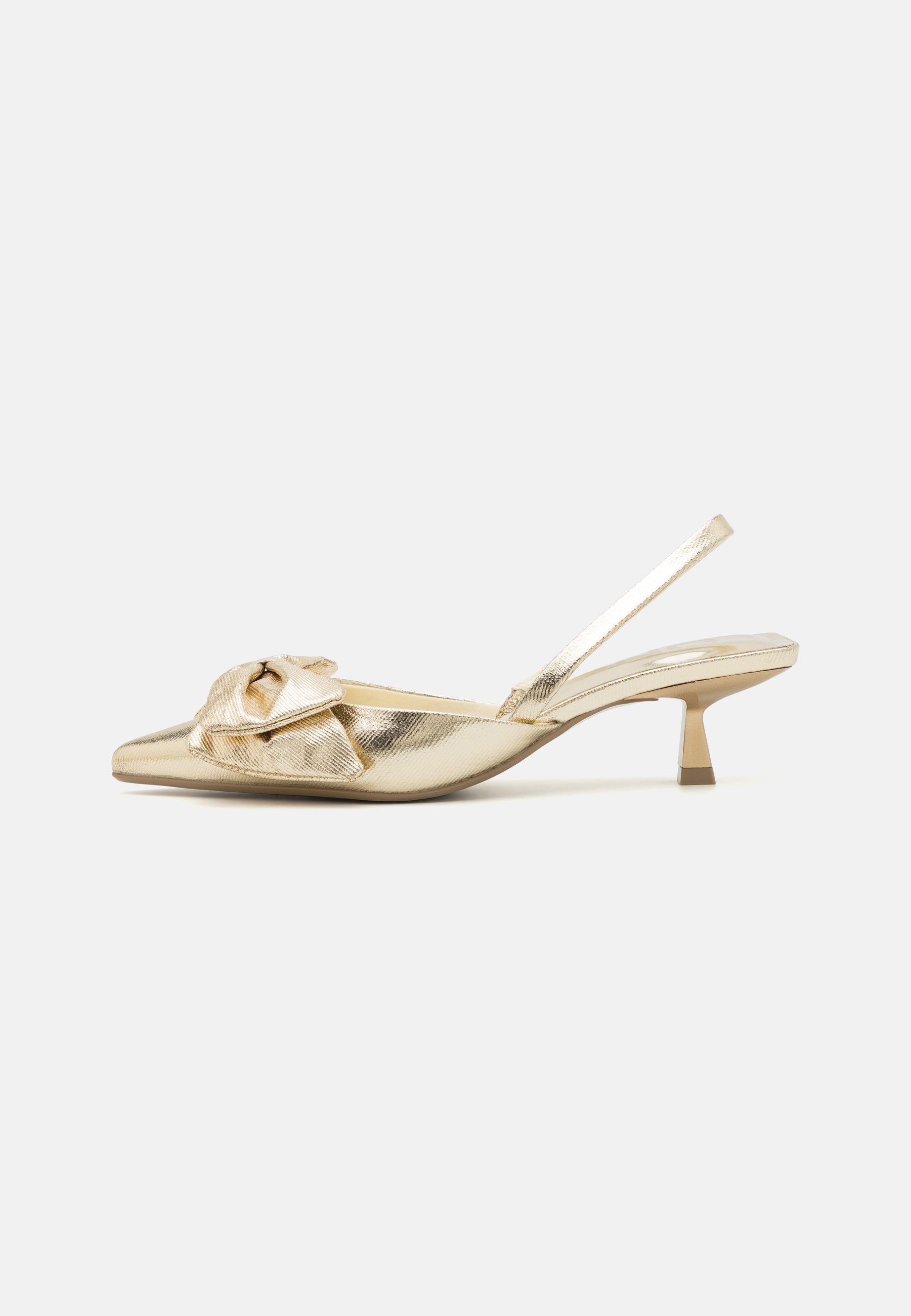 ONLY SHOES ONLCOCO BOW SLINGBACK - Tocuri clasice - auriu