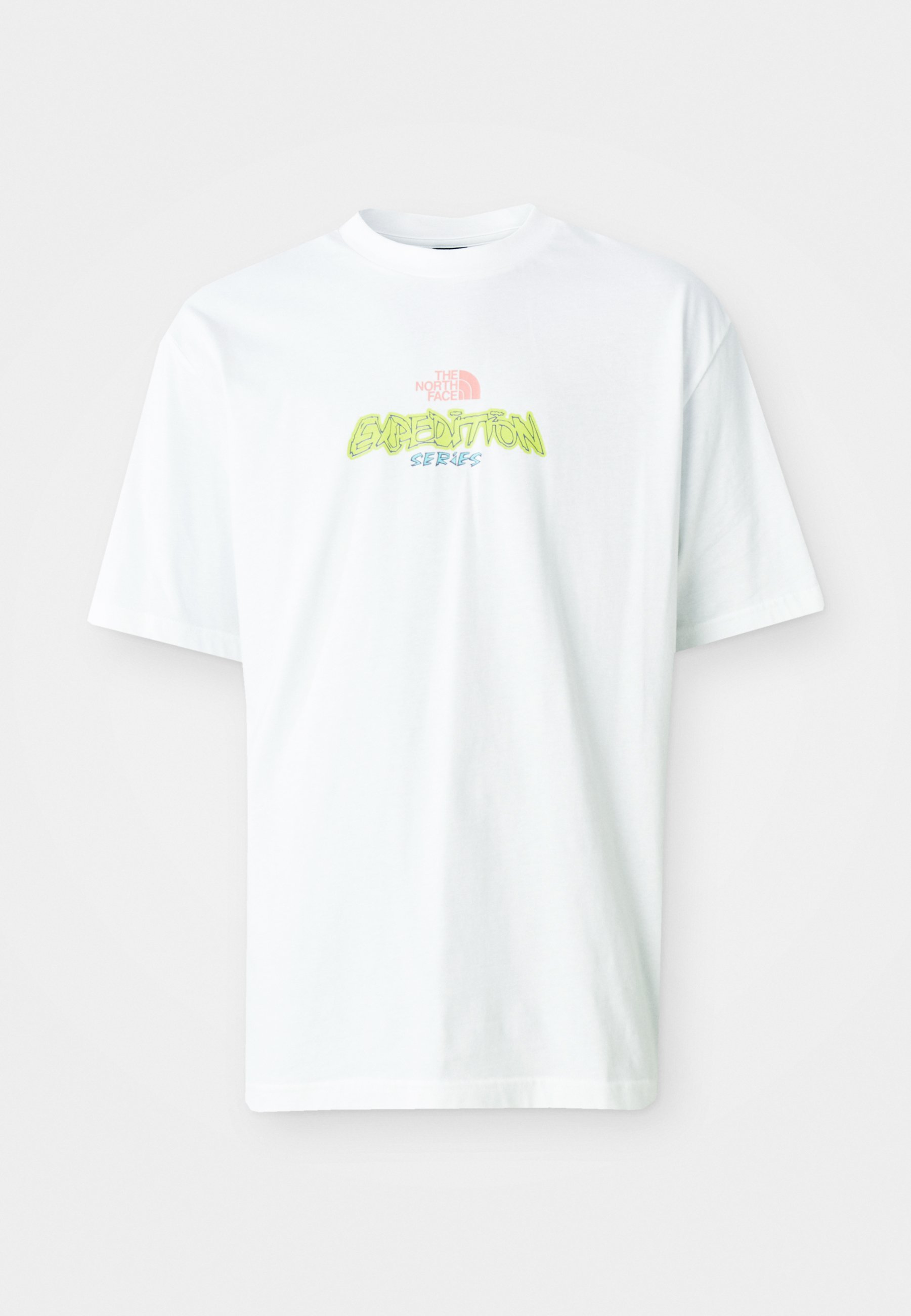 Camiseta The North Face EXPEDITION CELEBRATION OVERSIZED GRAPHIC - Camiseta estampada - branca
