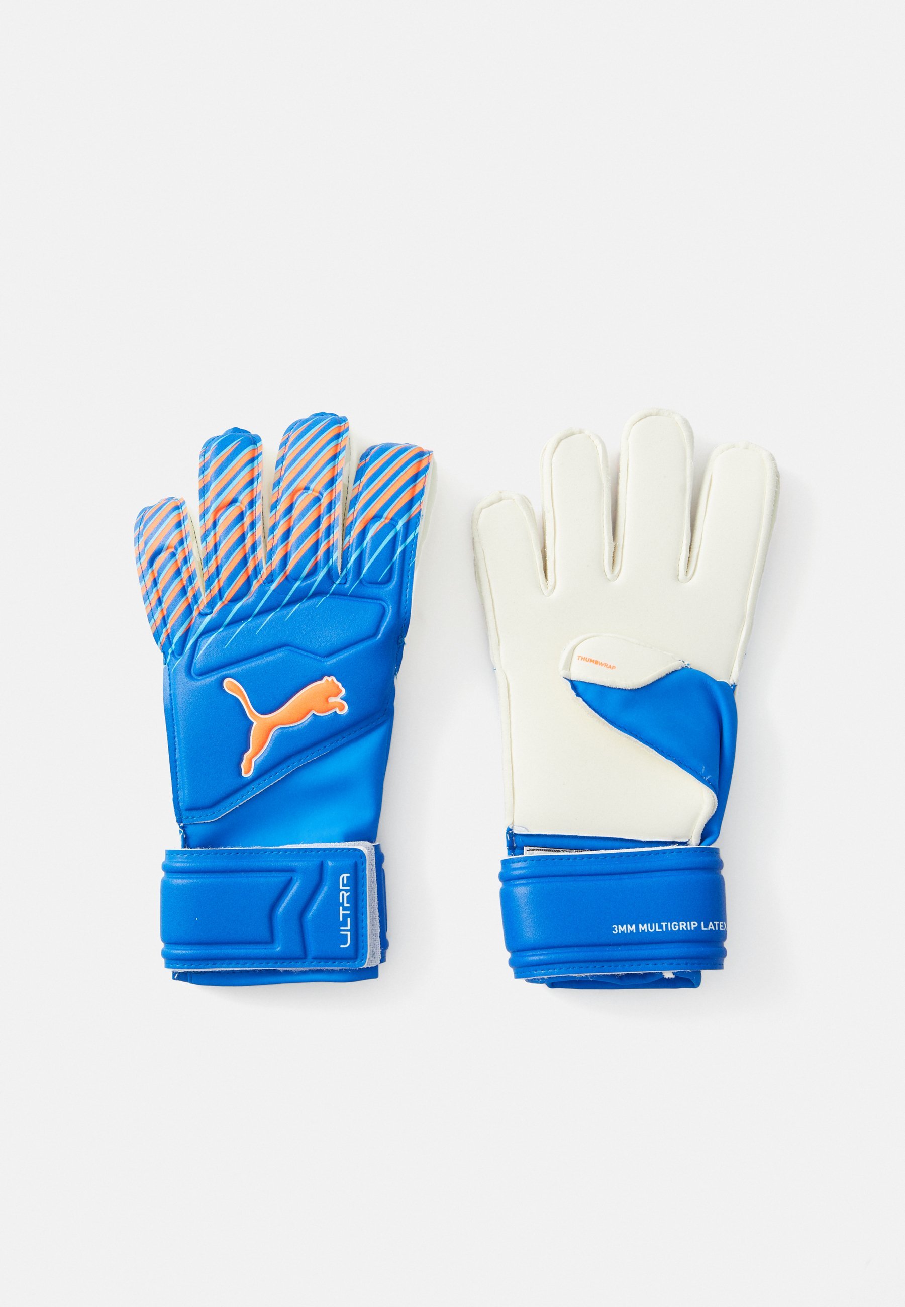 Puma ULTRA MATCH UNISEX - Keepershandschoenen - blauw/lichtgevend rood