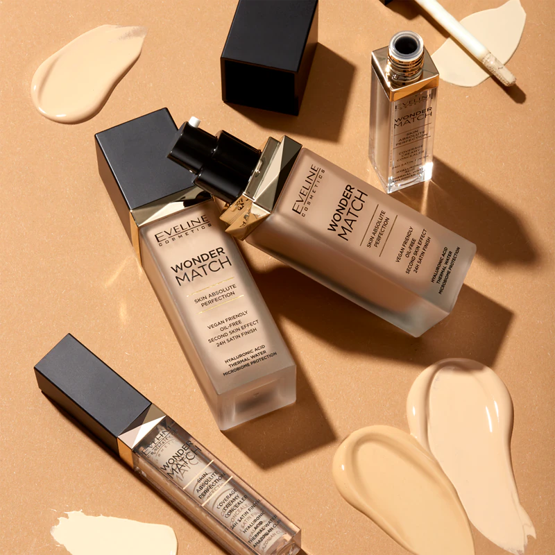 Eveline Cosmetics Wonder Match cremiger Concealer mit 24-Stunden-Deckkraft.