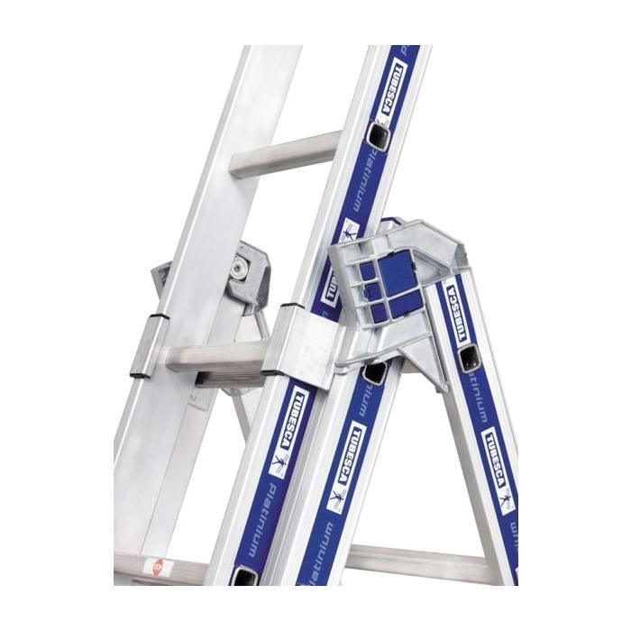 Tubesca - Echelle transformable 3 plans 3x7 échelons Ht d'accès maxi 5,79 m - PLATINIUM TUBESCA COMABI