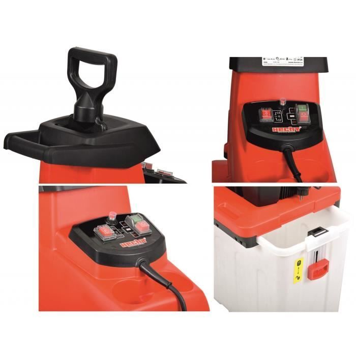Tuinversnipperaar - HECHT - 6285 XL - 2800 W - 60 L opvangbak - 44 mm capaciteit