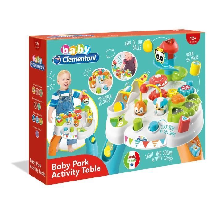 Mesa de actividades multicolor para bebés CLEMENTONI Park - Juguete interactivo - Para interiores - De 24 meses a 2 años