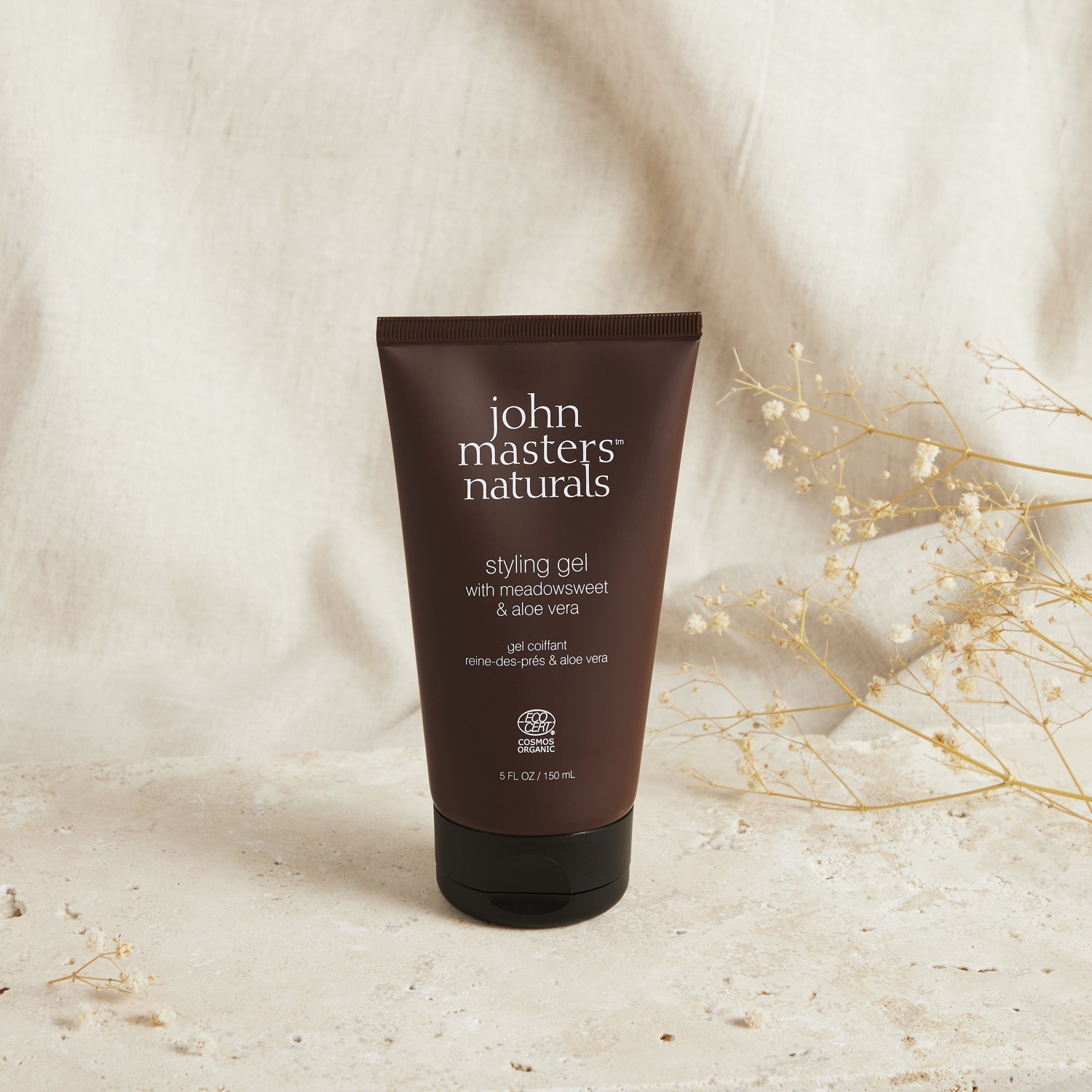 John Masters Organics Gel coiffant à la reine-des-prés & aloe vera