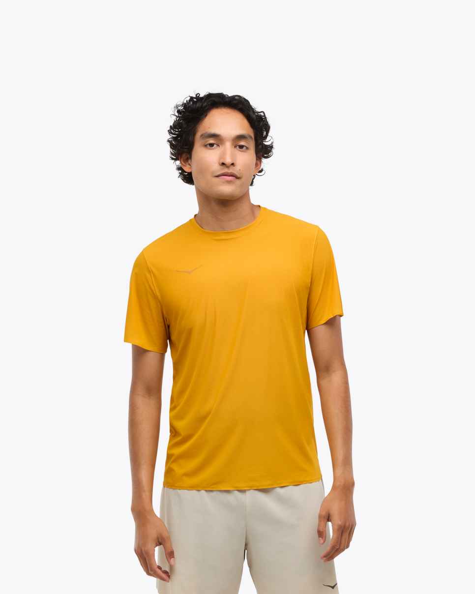 HOKA Airolite Run Top Varsity / Giallo