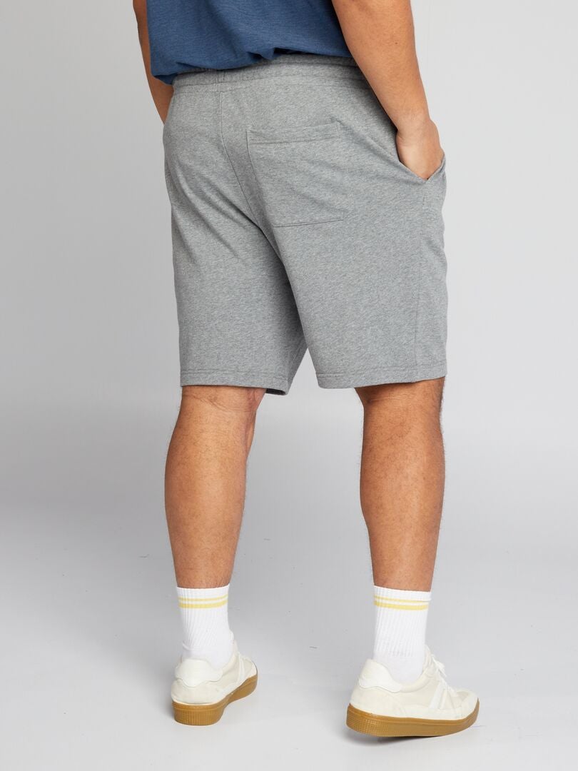 Fleece shorts - GRIJS