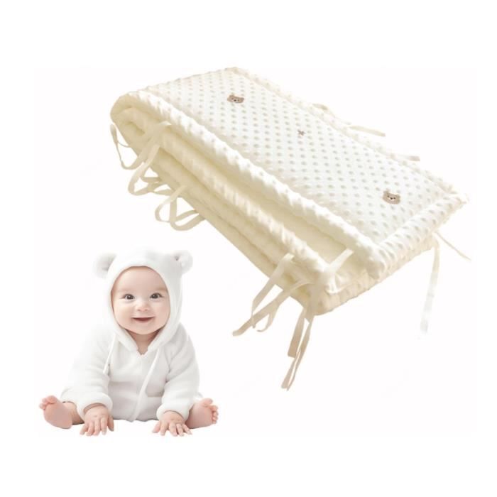 Breathable, Soft, Breathable Baby Crib Bumper 60x120cm, Easy to Install, Baby Boy Crib Bumper for Baby Crib, 150x28cm-yd