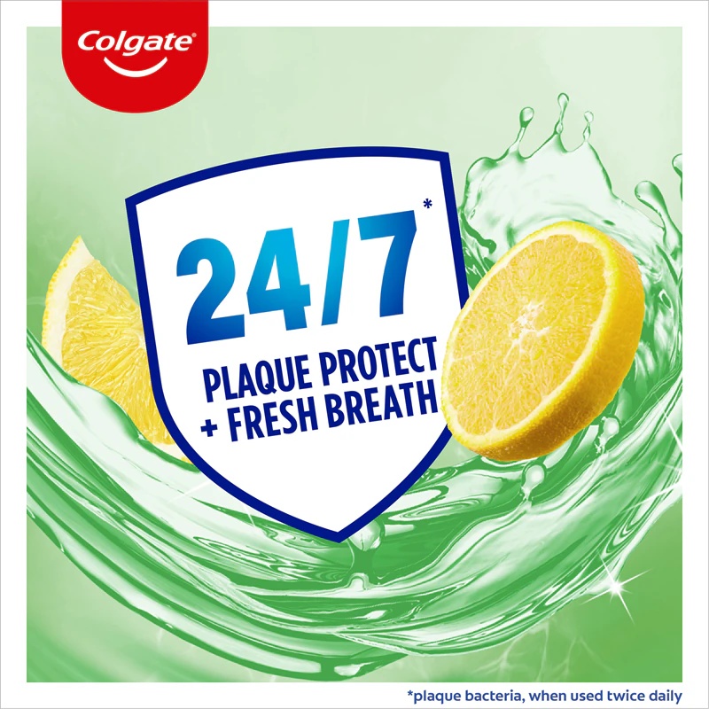 Ustna vodica Colgate Plax Tea & Lemon za zmanjšanje zobnih oblog