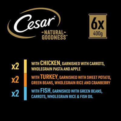 Cesar Natürliche Güte mit Vollkorn und Superfoods