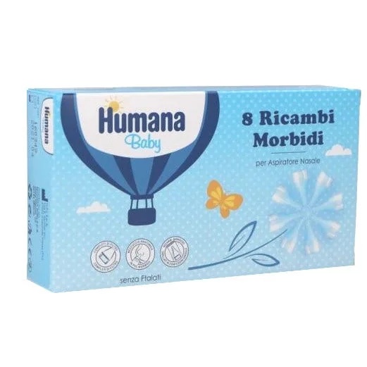 HUMANA Humana Zachte Vervangende Neusaspirator 8 stuks Wegwerp