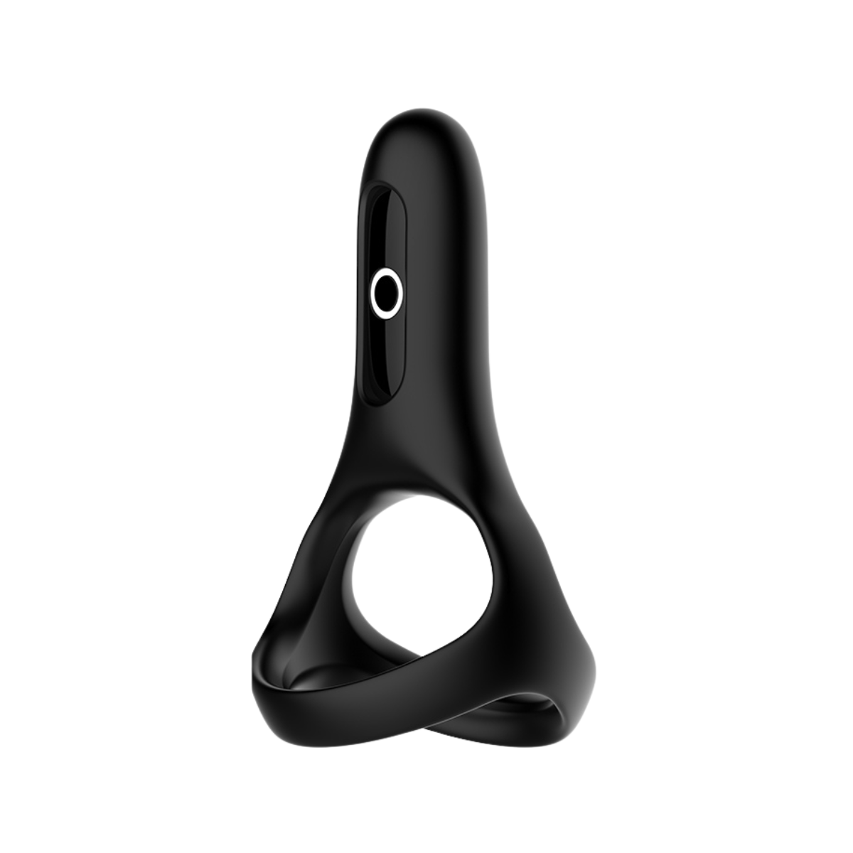 Pametni nosljivi obroček za penis Magic Motion Rise črne barve
