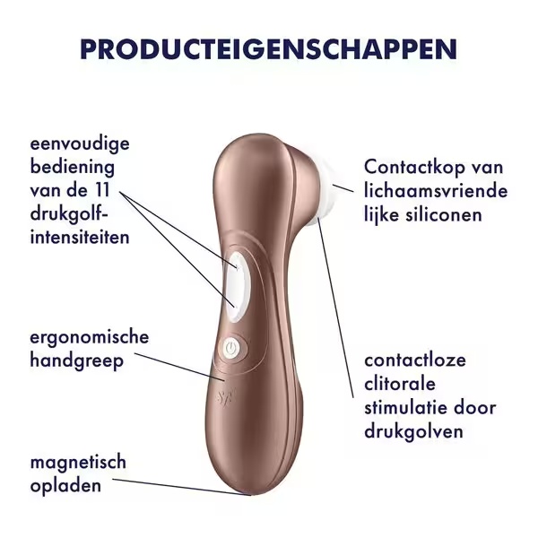 Вибратор-стимулатор Satisfyer Pro 2 Air Pulse<br>16,4 цм x 4,6 цм x 6,5 цм