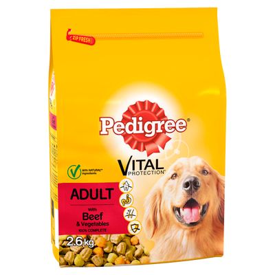 Pedigree Trockenfutter für Hunde + 70 Dentastix Small – Sparpreis!*